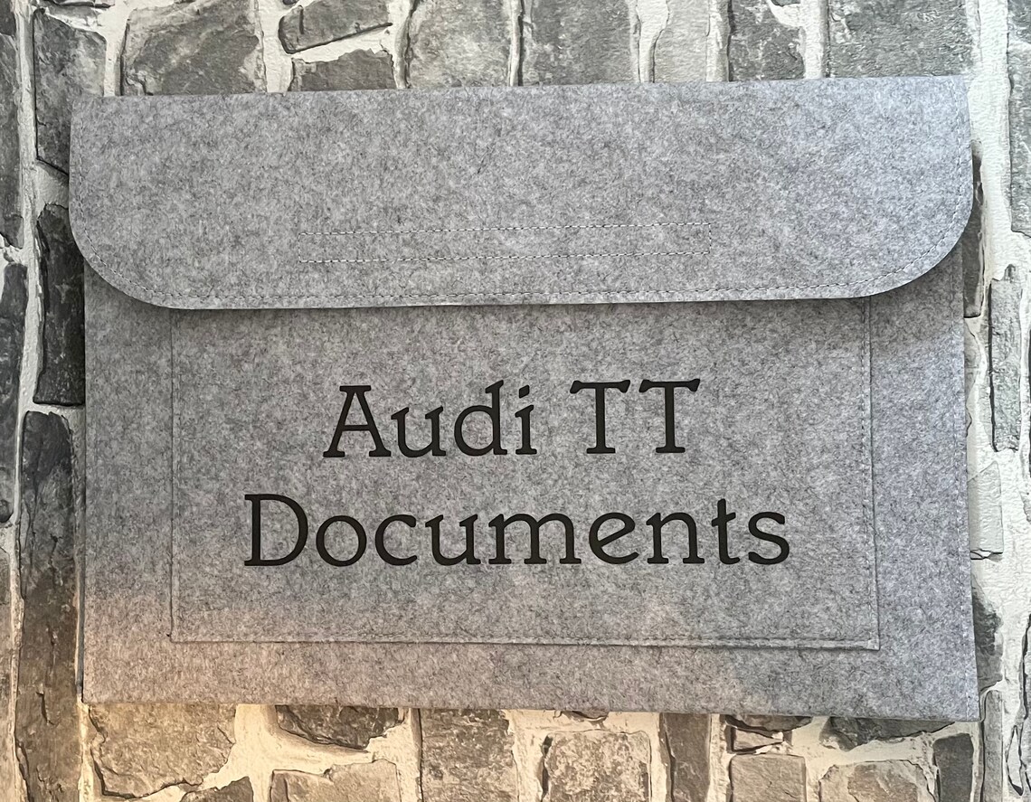 Personalised Car Documents Folder Car Paperwork Organiser Etsy UK