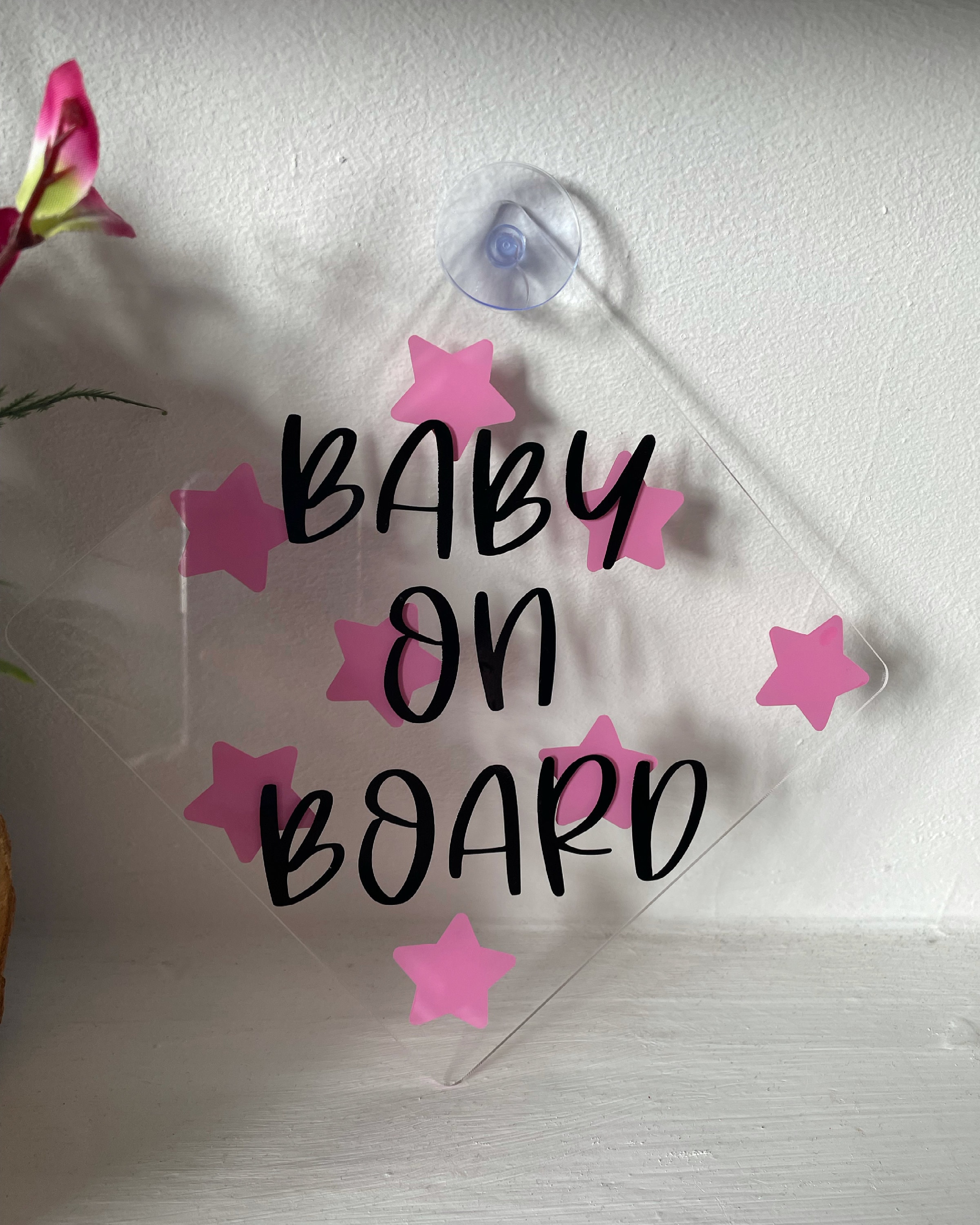 Baby on board signs Etsy