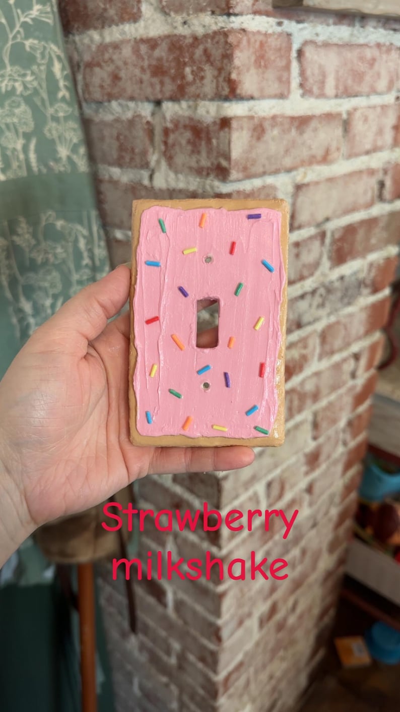 Pop-tart Lichtschalterabdeckung Bild 8