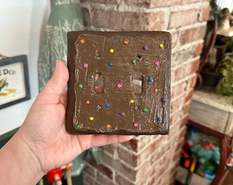 Double light switch cosmic brownie