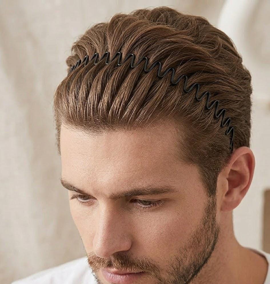 Fasce trendy per capelli - Marrone / nero