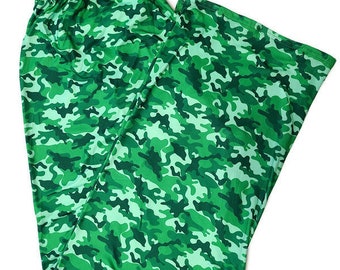 Green Camo Patterned Lounge Pants