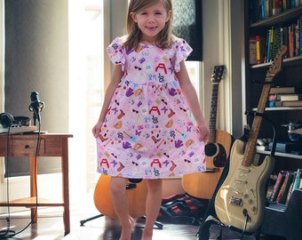In My Cute Era Flutter Sleeve Dress
