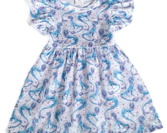 Dragon Dreams Flutter Sleeve Dress