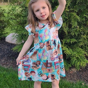 Love is UPlifting Flutter Sleeve Dress