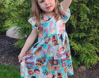 Love is UPlifting Flutter Sleeve Dress