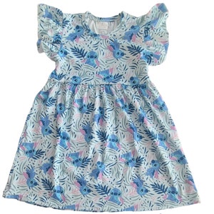 Ohana Love Flutter Sleeve Dress