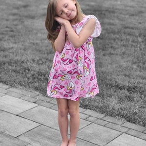 Sleepy Princess Flutter Sleeve Dress