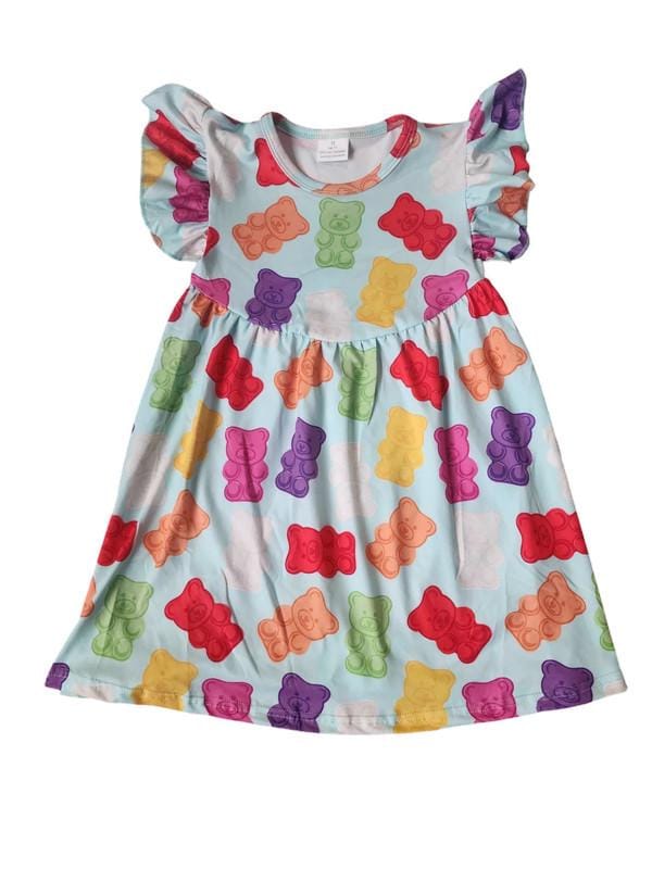 white christmas dresses READY TEDDY BEAR MINI DRESS – AKIRA main image 1