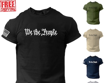 We The People T Shirt American Patriotic America 1776 Historical Vintage USA