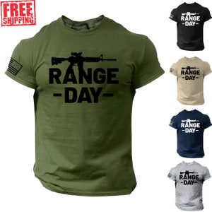 Range Day T-SHIRT 2nd Amendment American Patriotic 1776 USA 2A Second Amendment