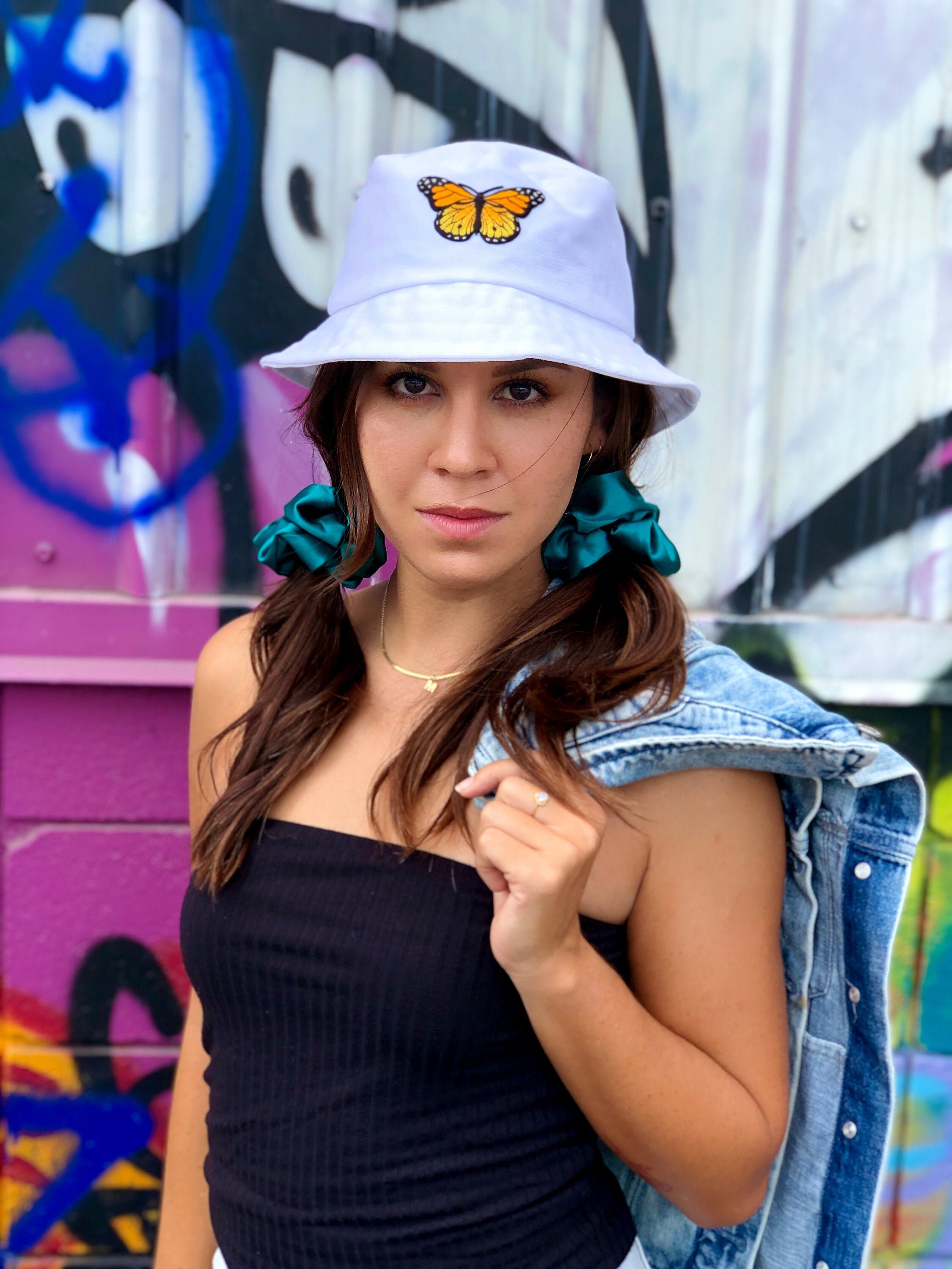 Bucket Hat Monarch Butterfly | Etsy 