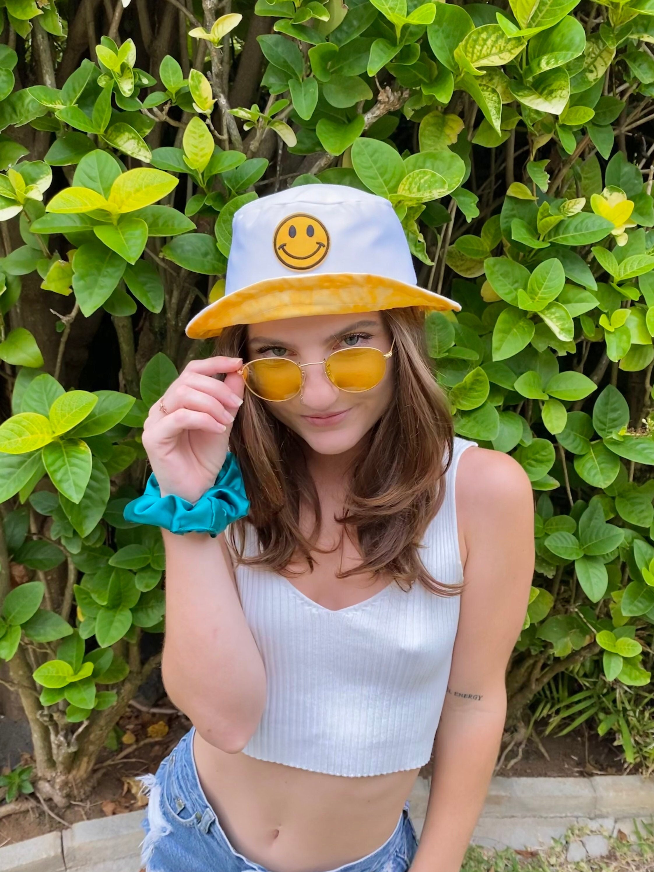 Smiley Face Bucket Hat | Etsy Australia