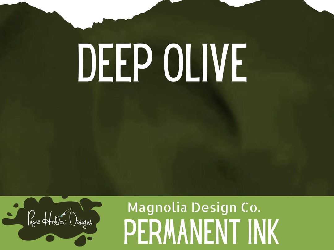 DEEP OLIVE Permanent Ink Magnolia Design Co Permanent Ink Ink for