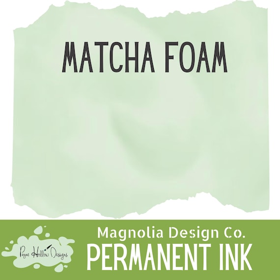 MATCHA FOAM Permanent Ink • Magnolia Design Co. • Ink For Stencils