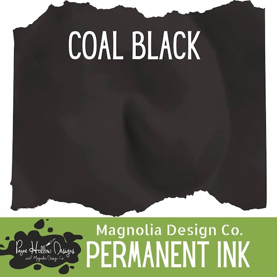 COAL BLACK Permanent Ink • Magnolia Design Co. • Ink For Stencils