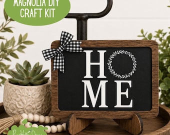 Farmhouse DIY Mini Chalkboard Stencil Craft Kit