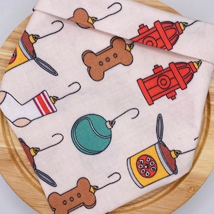 Dog Bandana, Holiday Ornaments Dog Bandana, Holiday Bandana, Snap On Bandana, Dog Scarf, Pet Gift, Christmas Bandana, Christmas Dog Bandana