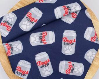 Hundehalstuch, Bierhund Bandana, Alkohol Hundehalstuch, Snap On Bandana, Hunde brauen Bandana, Haustier Geschenk, Sommer BBQ Bandana, Bier-Liebhaber Geschenk