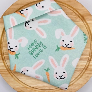 Dog Bandana, Some Bunny Dog Bandana, Bunny Dog Bandana, Snap On Bandana, Dog Scarf, Pet Gift, Spring Bandana, Easter Dog Bandana