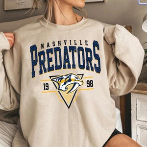 Nashville Predators Sweatshirt Etsy