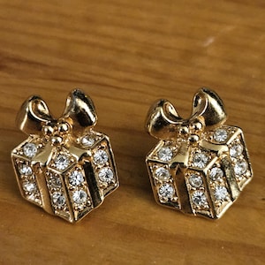 Avon Weihnachtsgeschenk Ohrhänger Gold Ton