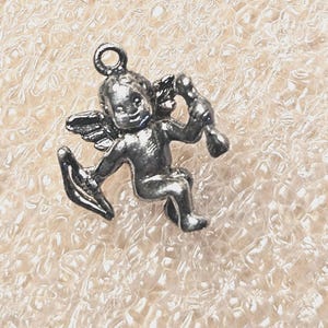 Vintage Jezlaine Cupid 925 Silver Charm