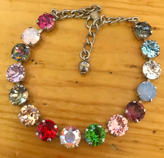 Beautiful Swarovski Crystal bracelet. Rainbow - image 1