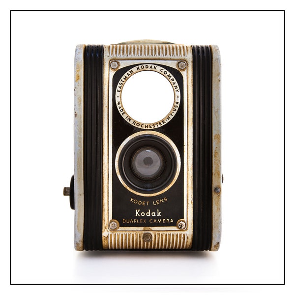 Kodak Duaflex Twin Lens Reflex DIGITAL DESCARGAR Vintage Film Camera 14x14 Printable Art Photo Camera Retro Camera Wall Art