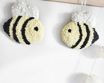 Bee Wall Decor – Nursery Wall Art for Kids Room