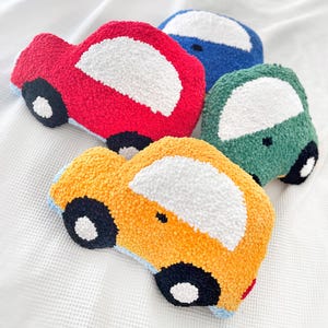 handmade car kids pillow