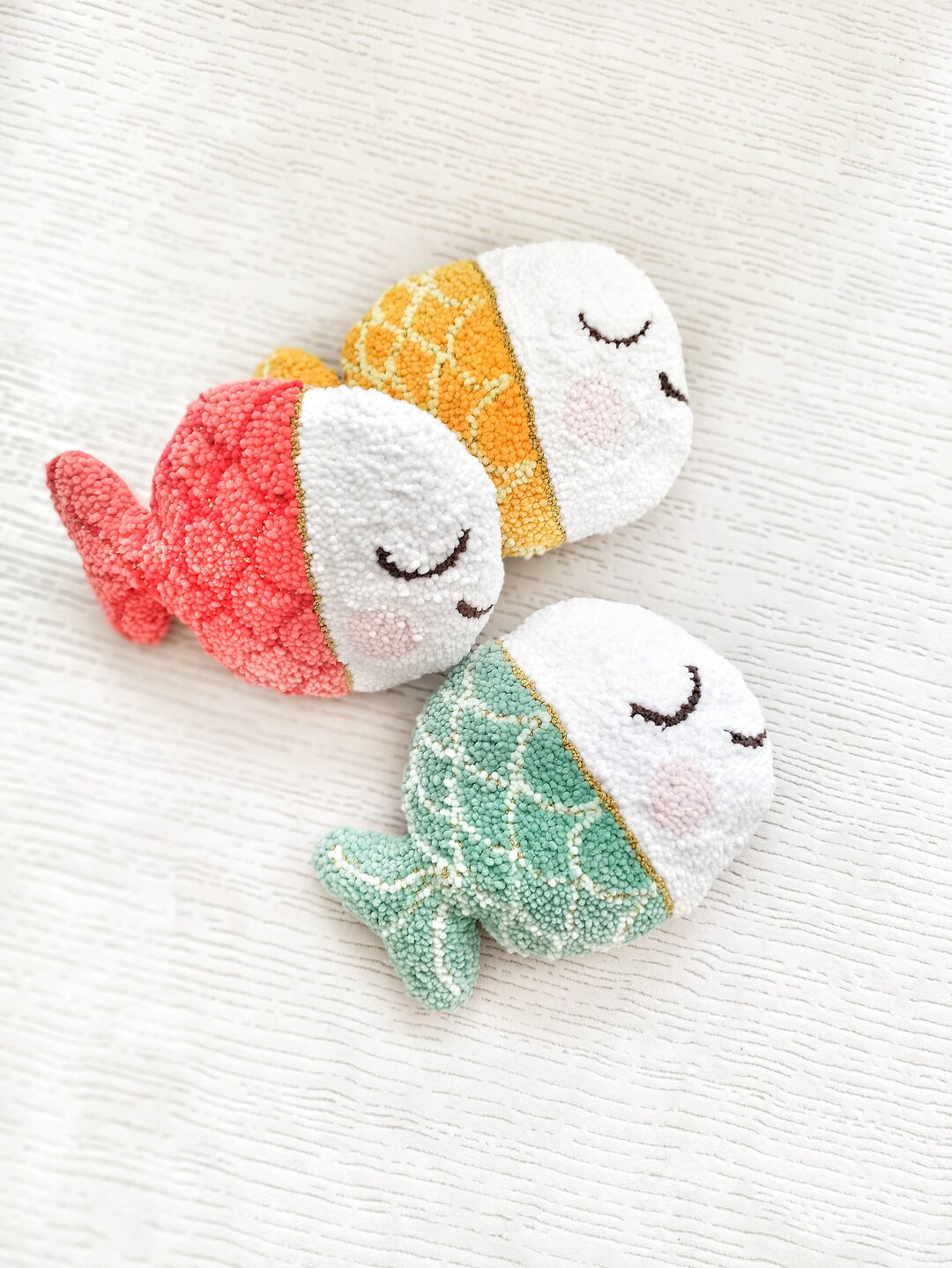 Fish Shaped Pillow, Stuffed Animal Gift, Baby Plush Gift, Baby Room