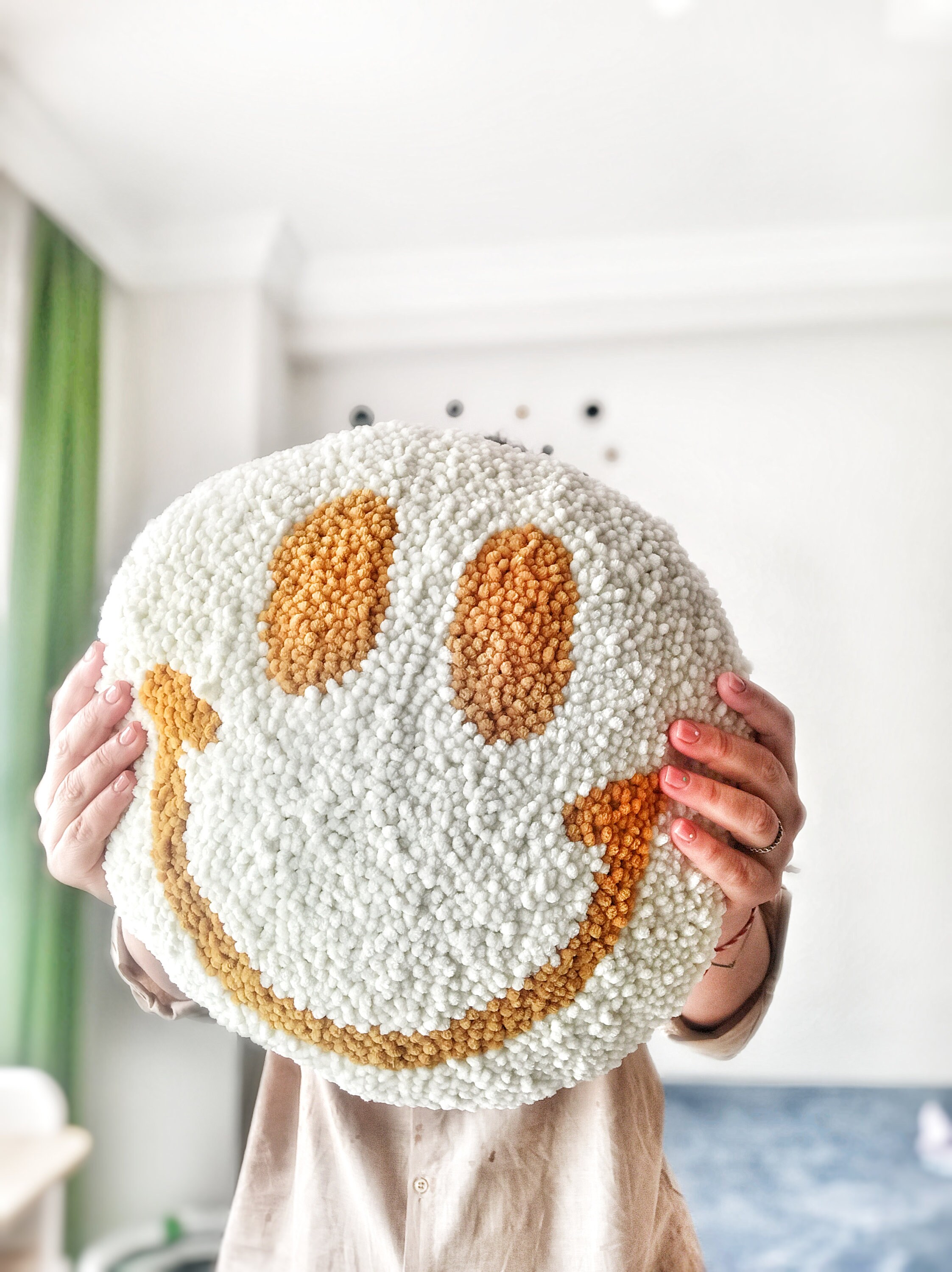 Smile Pillow Cover, Home Decor, Baby Room Pilow, Nursey Pillow, Bedroom