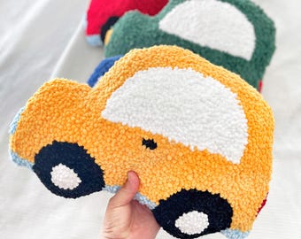 Car Pillow – Kids Nursery Decor for Toddler Room