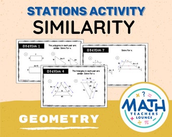 Similarity and Similar Triangles Stations