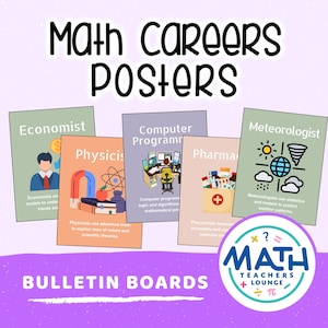 Math Careers Posters