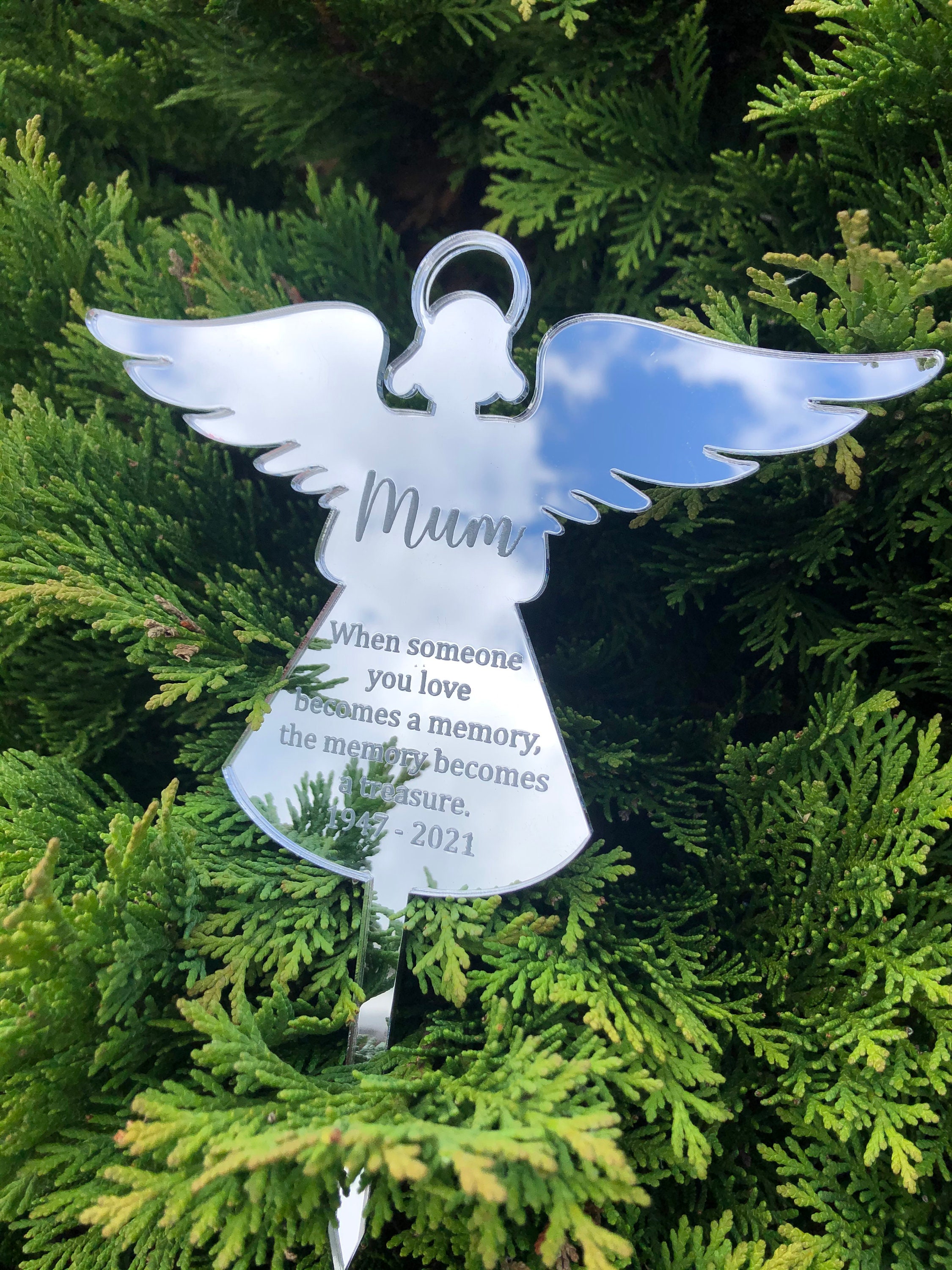 Memorial Plaque Grave Ornament Grave Decoration Etsy UK