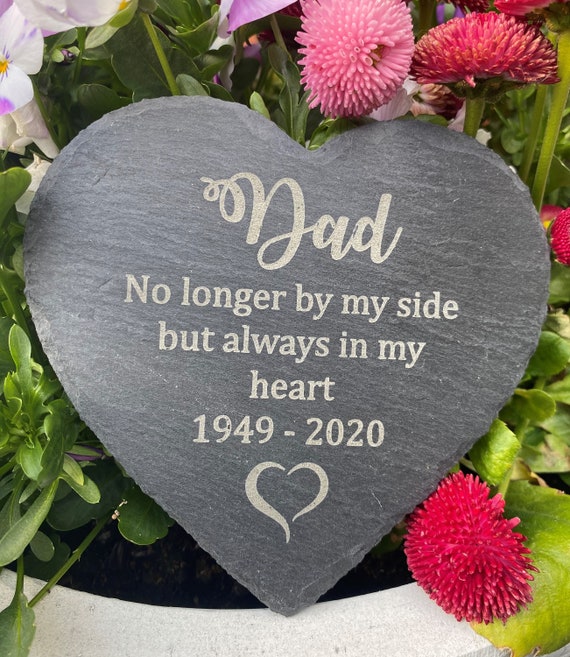 Personalised Memorial Plaque Engraved Grave Stone Slate Etsy UK