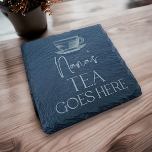 Personalised Nanna, Nana, Nannie Coaster, Engraved Gift for Nanna, Grandma