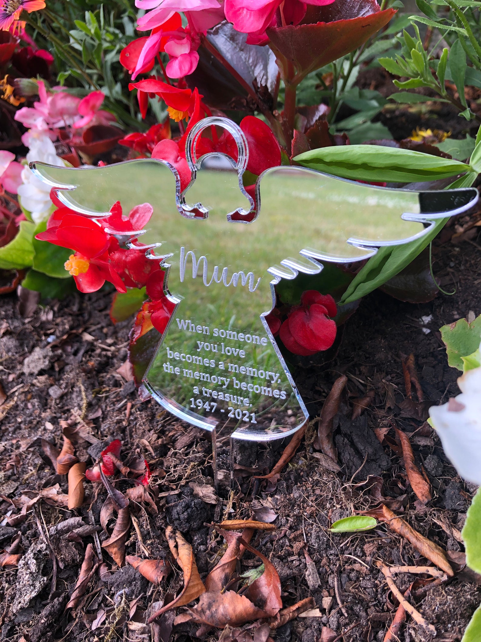 Memorial Plaque Grave Ornament Grave Decoration Etsy UK