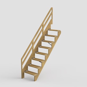 Folding Loft Stairs - Space Saving Loft Stairs - Customize the Height