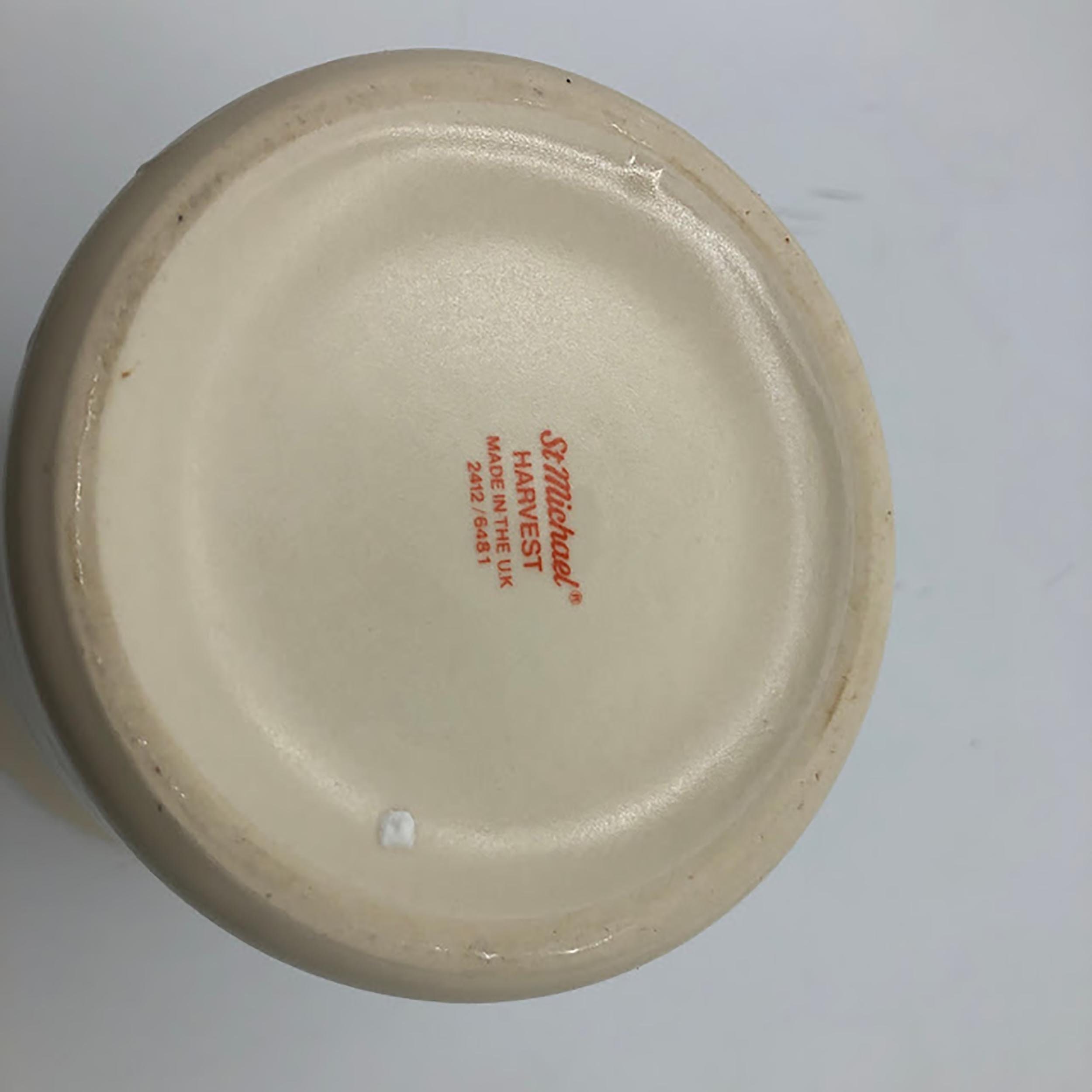 Vintage Marks & Spencer Utensil Holder Harvest 1980's Etsy