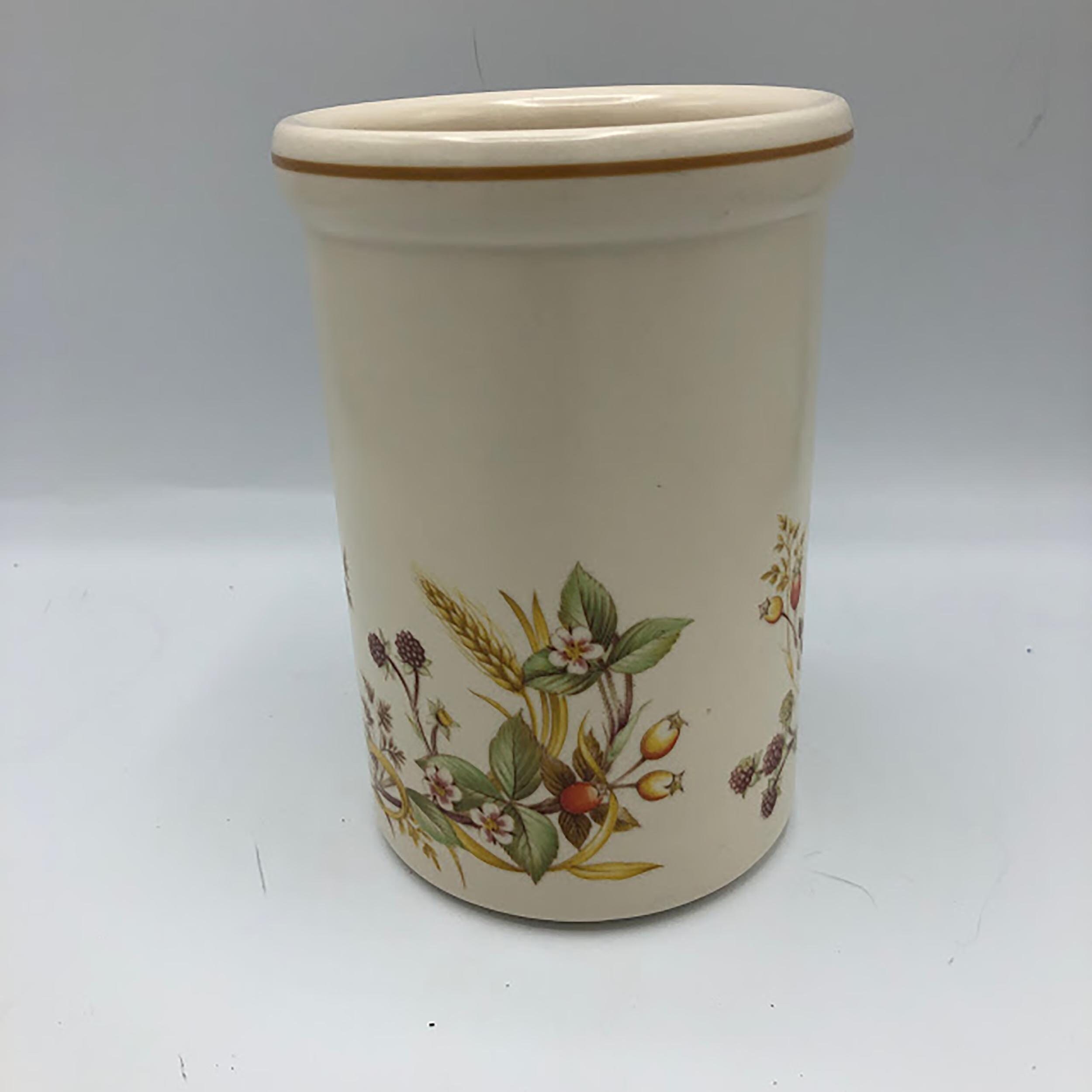 Vintage Marks & Spencer Utensil Holder Harvest 1980's Etsy