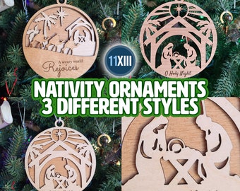 Nativity Ornaments-3 different style options