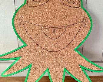 Kermit the Frog inspired pin trading board, Disney pin board, Muppets pin board, Disney pin trading,