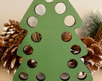 Christmas tree, Holidays, festive shaped floss/thread holder