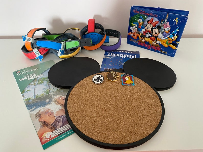 Mickey Mouse pin trading board, Mickey pin Display board, Disney pin trading display, Mickey pin board, Mickey cork pin Display. image 3