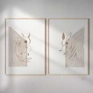 MINIMAL | Pikachu & Raichu Art Print