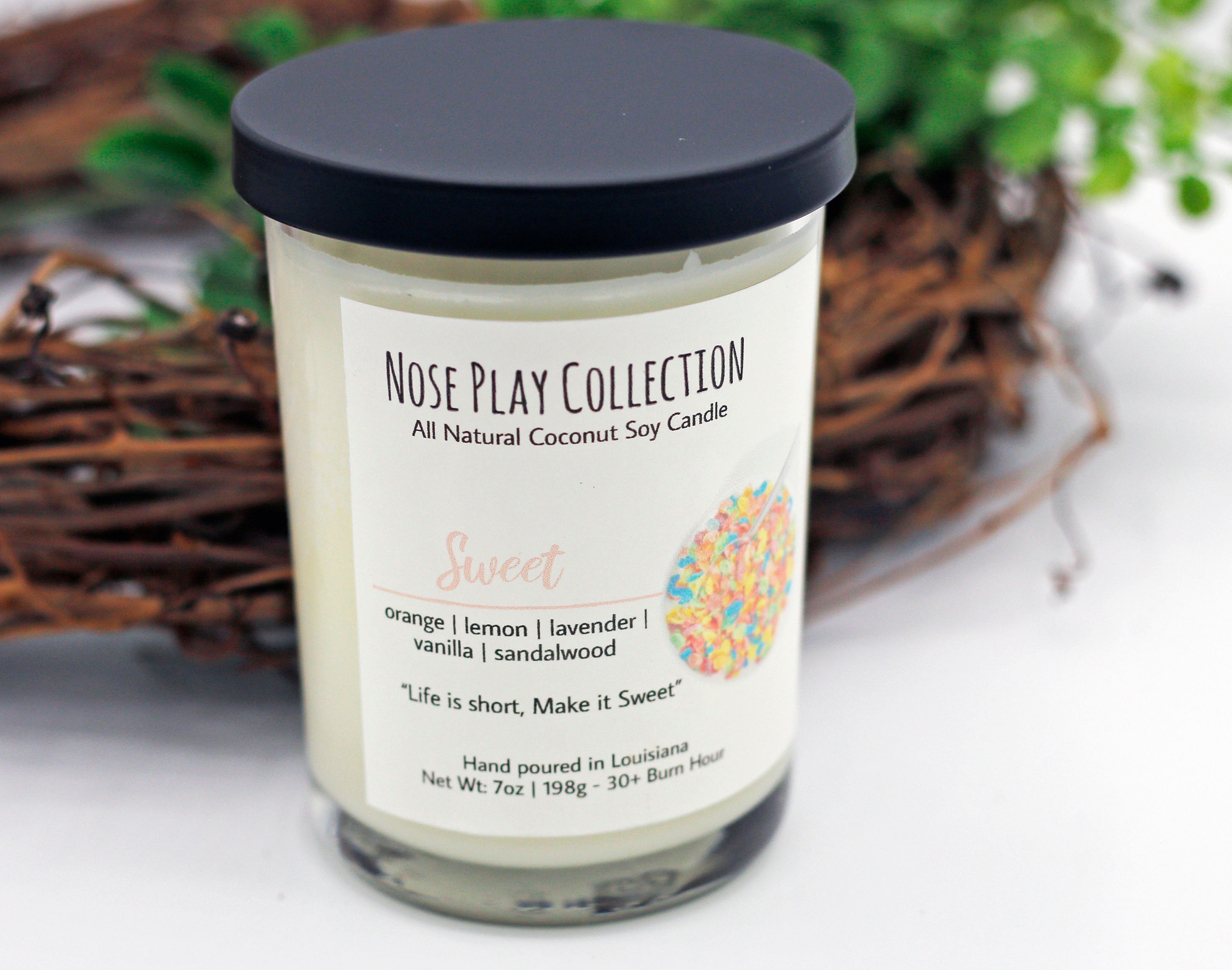 Sweet Fruity Pebbles Scented Coconut Soy Candle Scented Etsy