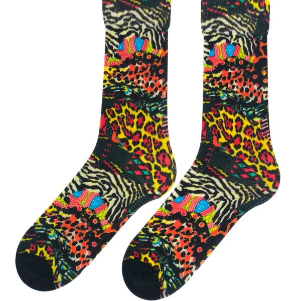 African patterns, bamboo, men, women, colorful, printed, socks, herren, damen